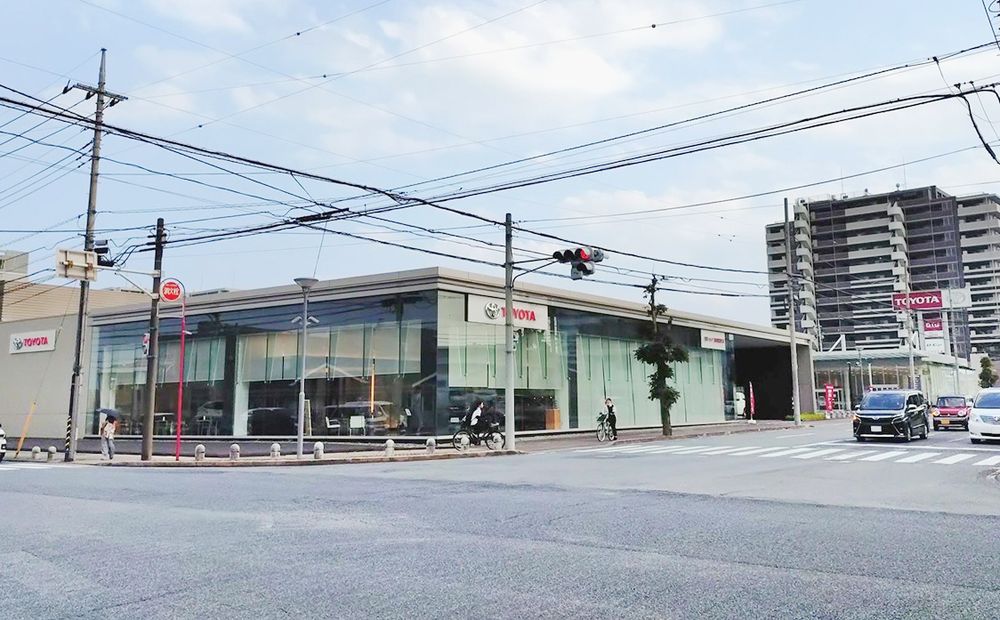 リニューアルした群馬トヨタ高崎問屋町店（群馬県）
