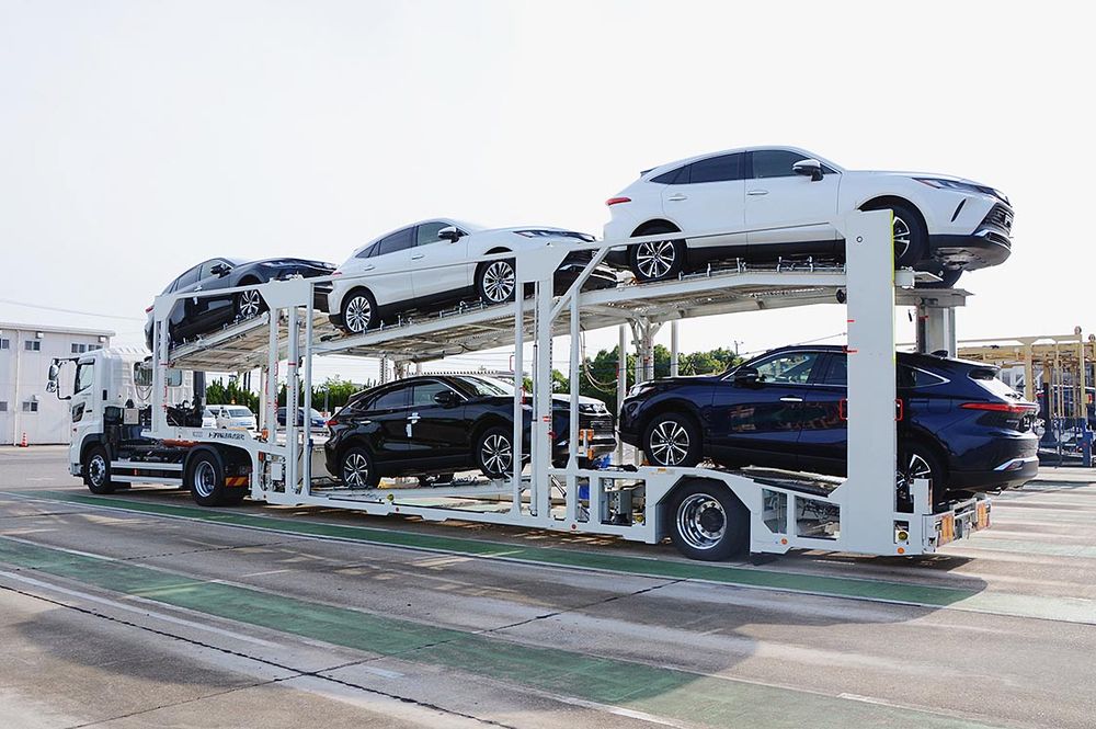 完成車や部品などの安定輸送、環境負荷の削減を目指す（イメージ）