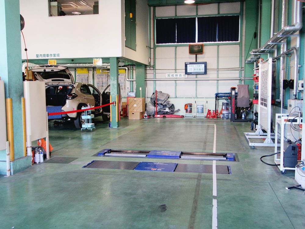 先進的な設備も導入した検査場