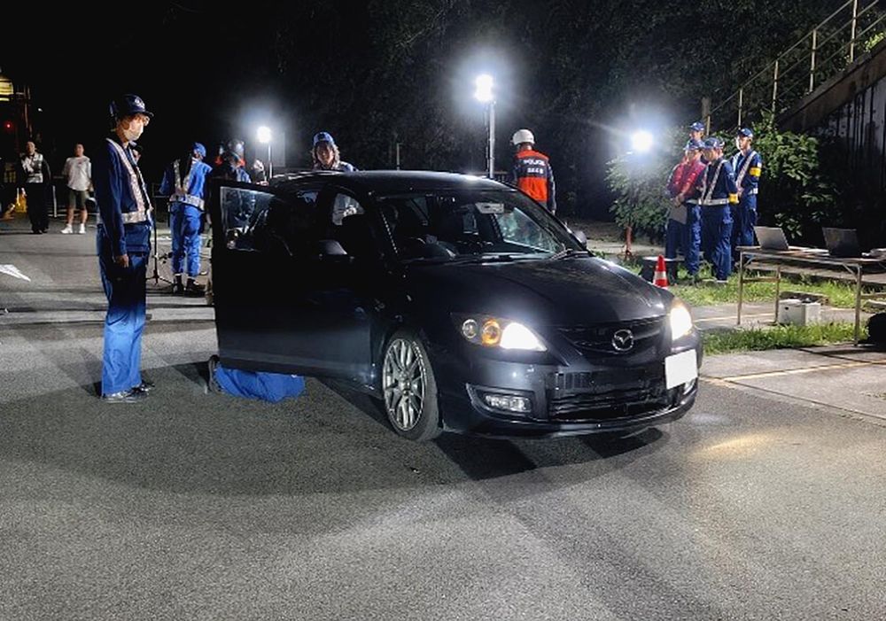 兵庫県で実施した深夜街頭検査