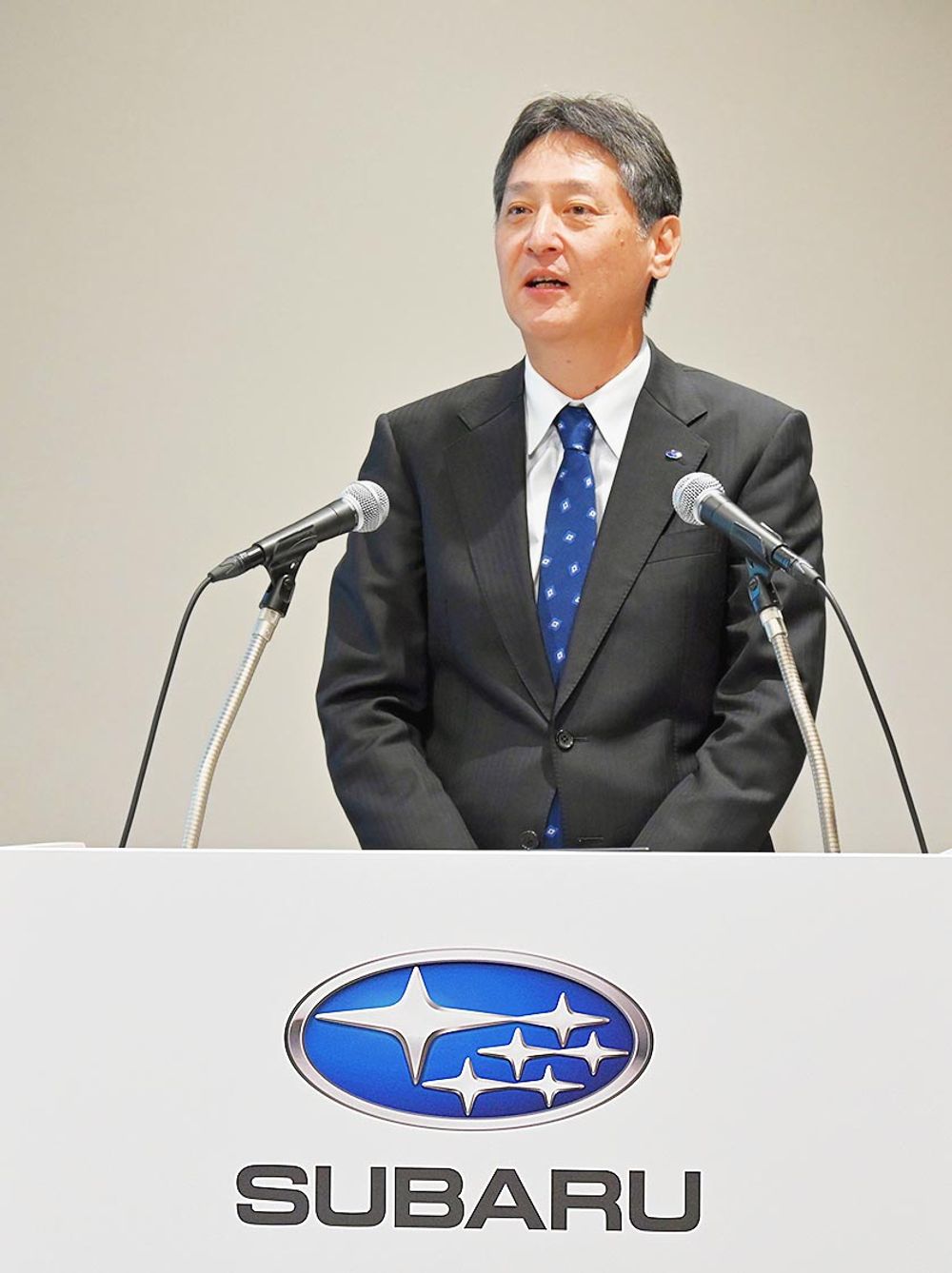 「ＥＶは中長期的に伸びていくが、時期は誰にも読めない」と語る大崎社長
