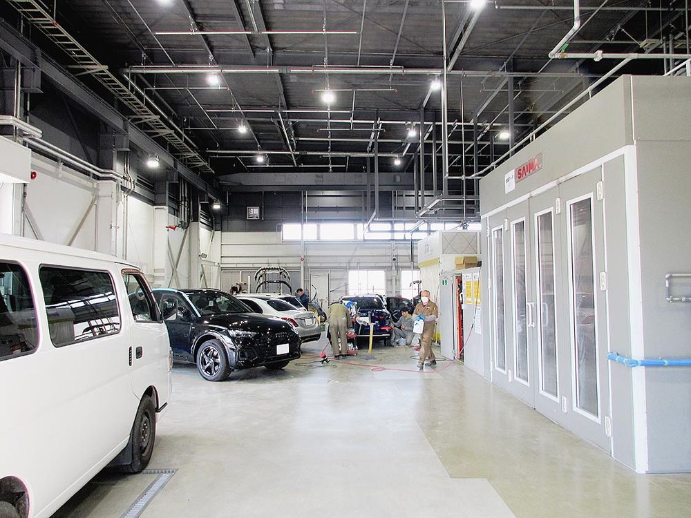 塗装・仕上がりエリア