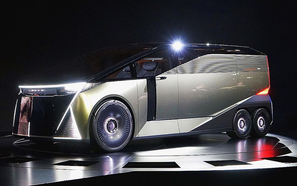 ６輪車のレクサス「ＬＳコンセプト」