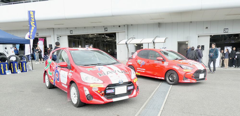 鈴鹿サーキットのイベントでは同社のレース車両を展示した