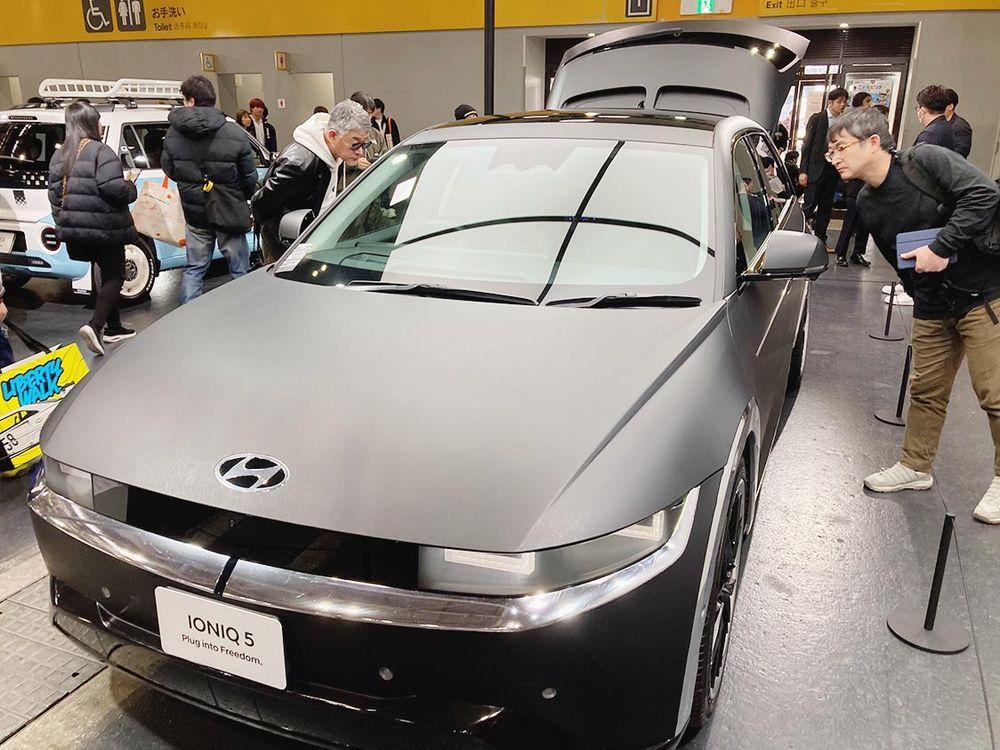 ヒョンデモビリティジャパンが関西で初公開した、ＩＯＮＩＱ５の特別コンセプトカー