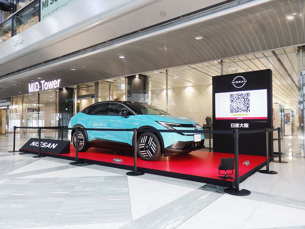車両展示の様子

