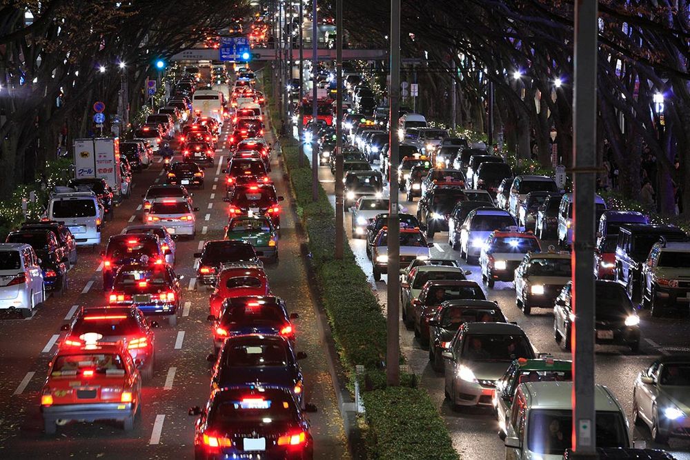 （写真６）永遠に続く渋滞