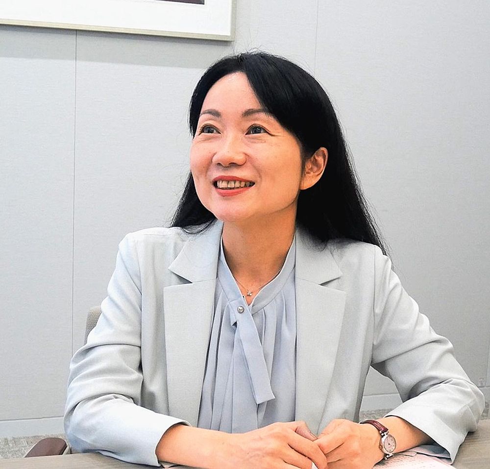 人事総務部門の山岸美智子人材開発部次長