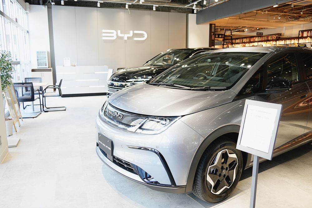 ショールームには主力モデルを展示