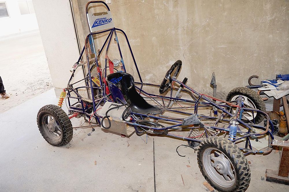 倉庫に眠っていた優勝車両