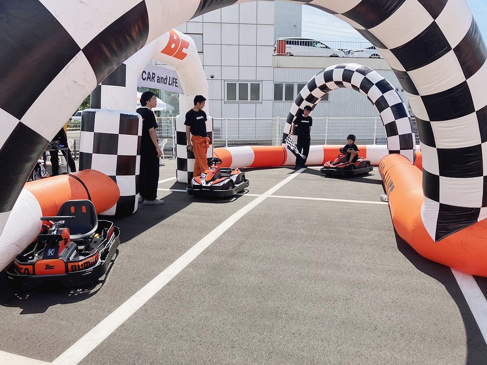 オープンイベントではゴーカートも登場