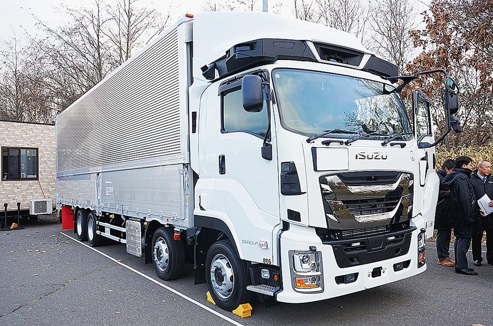 ＡＩの活用範囲を広げた第２世代自動運転大型トラック
