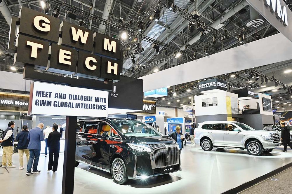 中国勢が存在感を発揮（長城汽車ブース）