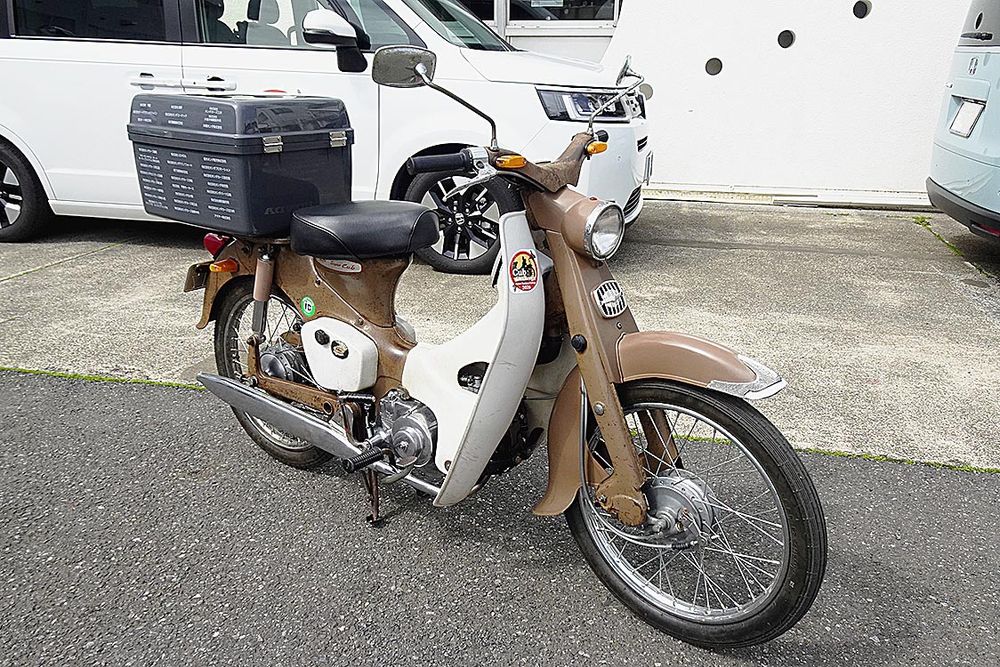 学生がレストアした1958年式のスーパーカブ