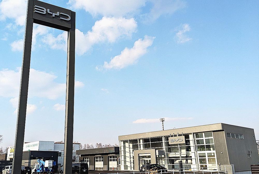 オープンに向け準備が進むＢＹＤの道内２号店「ＢＹＤオート札幌」