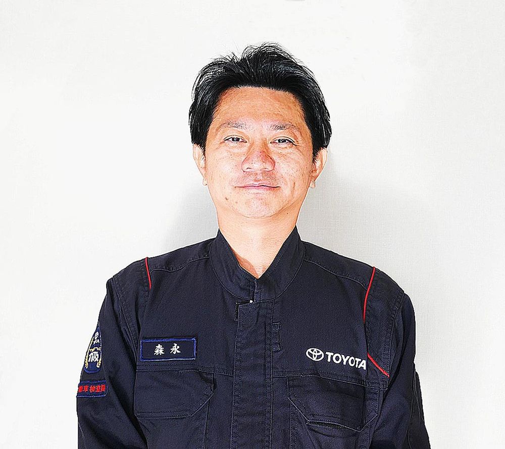 営業本部サービス課の森永技術トレーナー