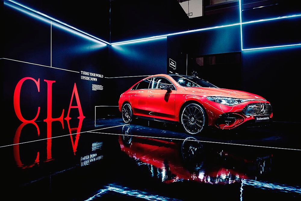 ジャパンモビリティショー2025で日本初公開したCLAのEV