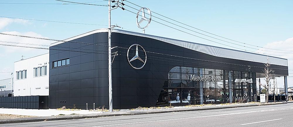 本社とともに移転した「メルセデス・ベンツ岐阜」
