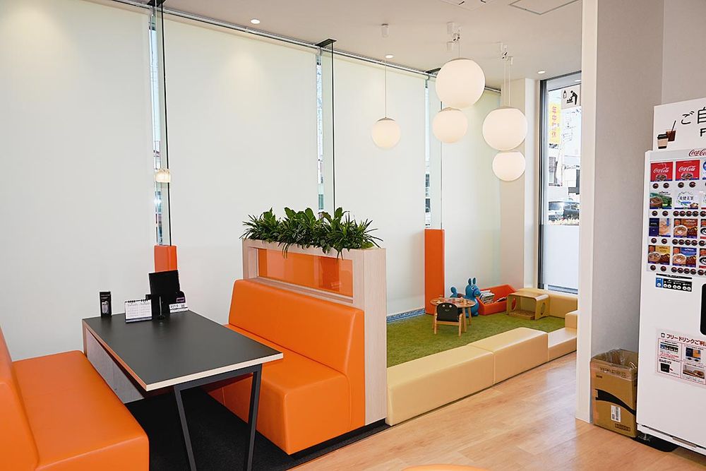 キッズスペースも設けた