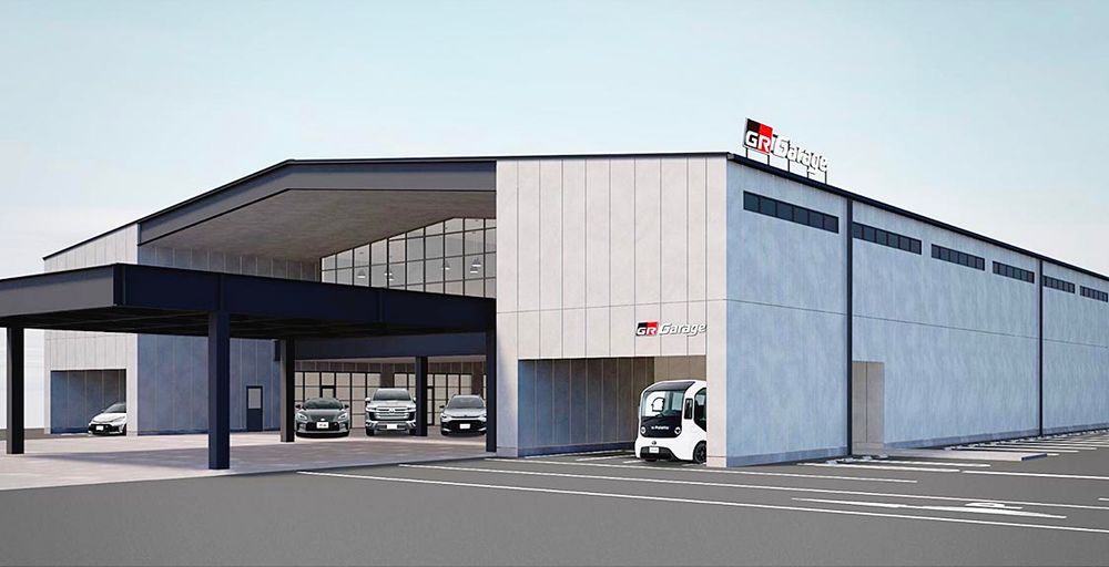 中古車展示場とＧＲガレージ富山新庄