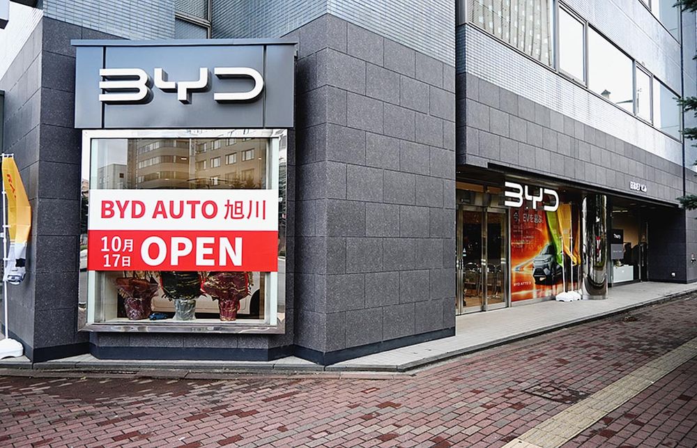 ＢＹＤオート旭川の店舗外観
