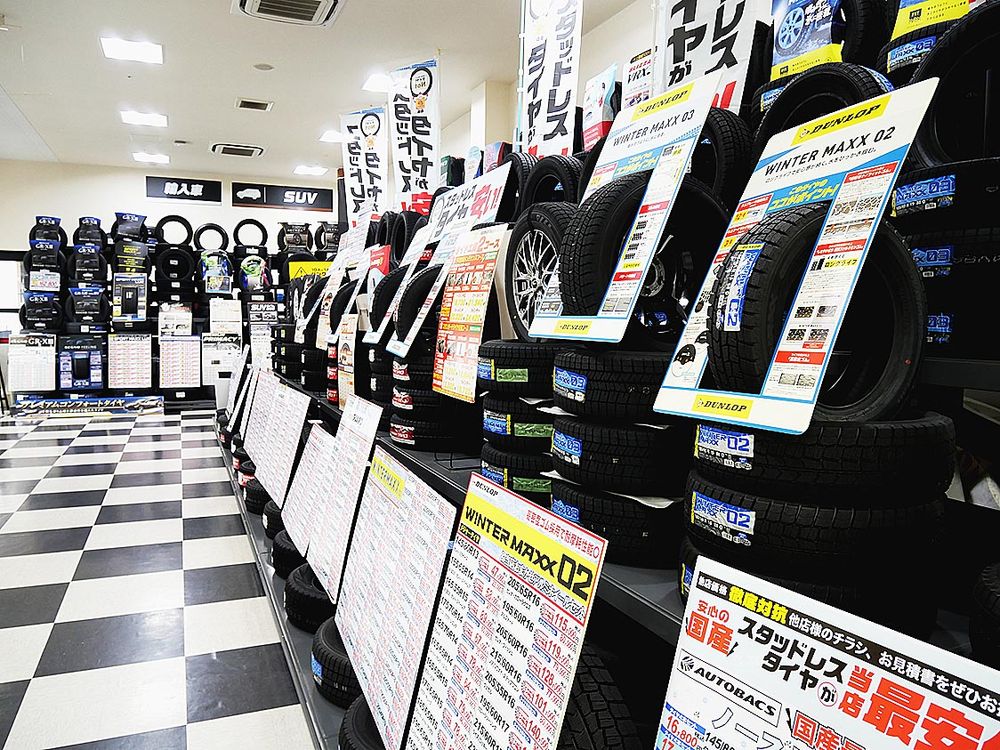 市販用は冬用タイヤの販売動向にも左右される