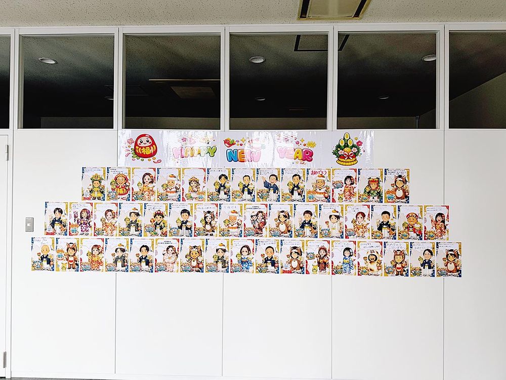 新年らしく飾ったミライブの埼玉会場