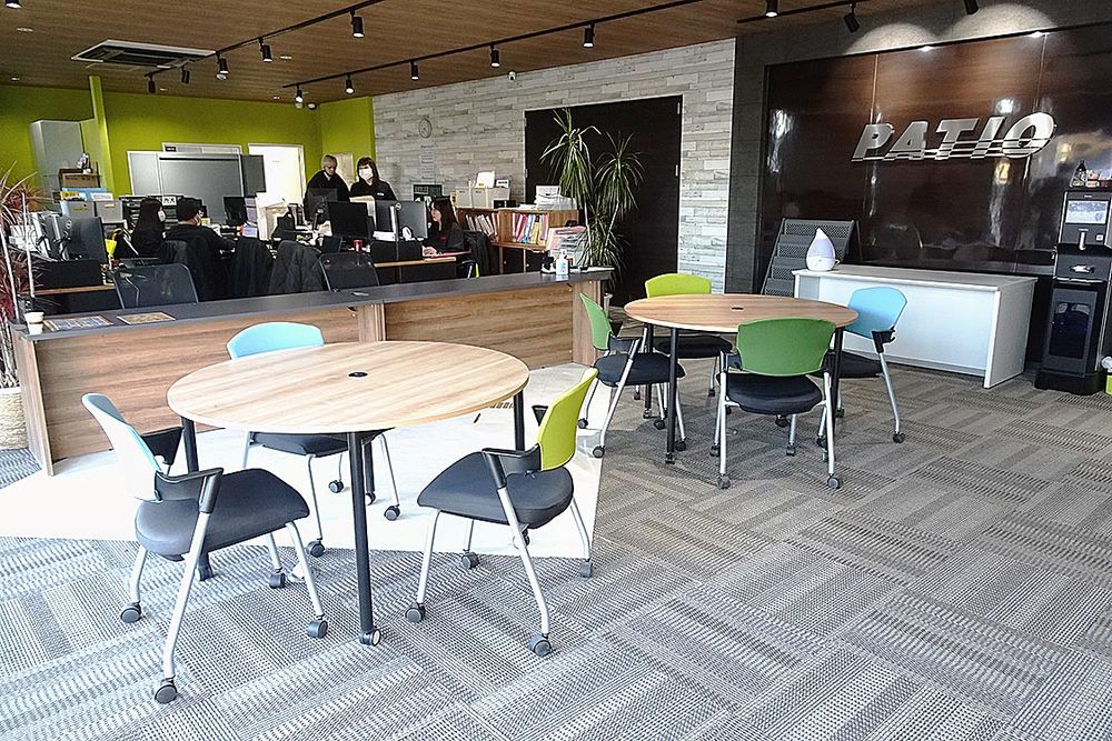 落ち着いた雰囲気の本社事務所