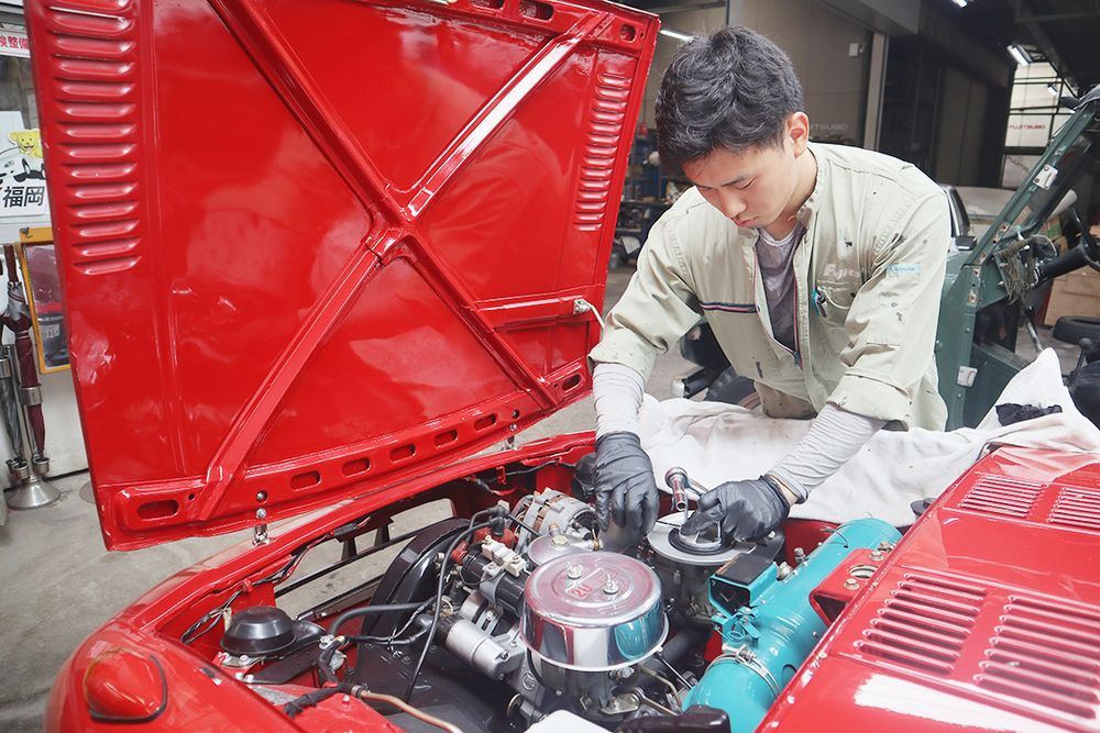 技術力が試される旧車の整備