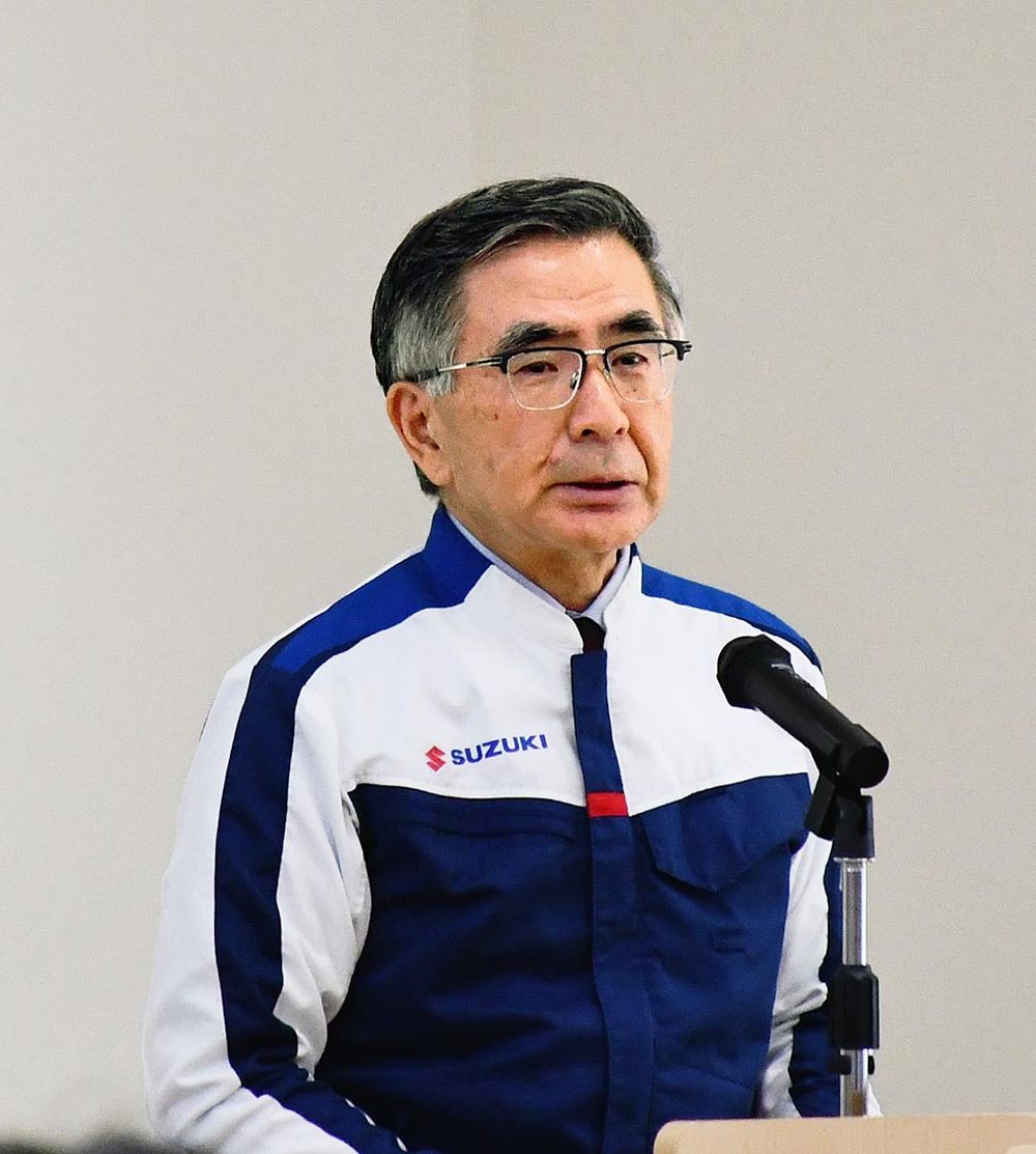 スズキの魅力を語る鈴木社長