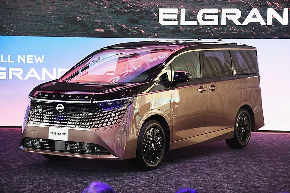 日産の新型車は7月以降の業績寄与に期待（写真は新型エルグランド）