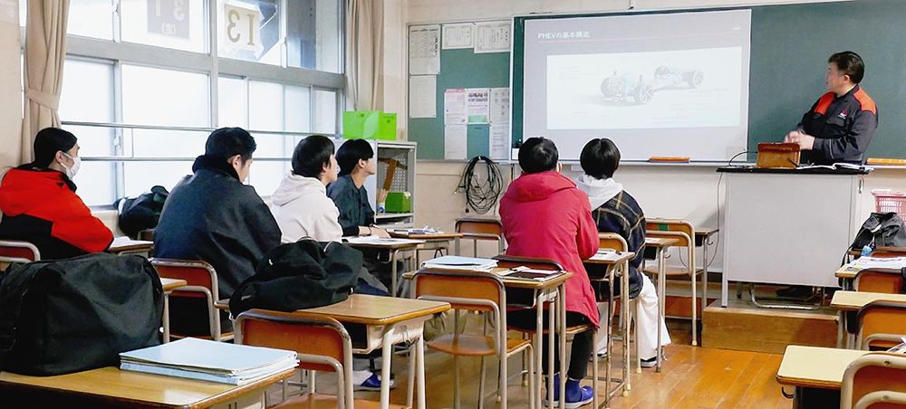 長崎工業高校での特別授業・座学