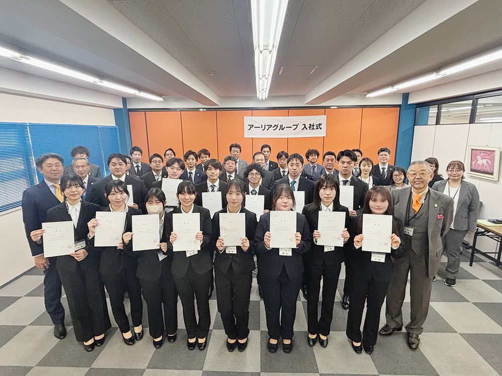 新卒採用で初の高卒採用を行い、採用の間口を広げた。今年度は１４人が入社、うち６人が高卒だった
