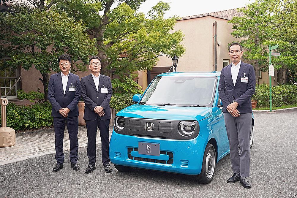 山口県で初めてメディア向けにホンダの新型車発表会が行われた
