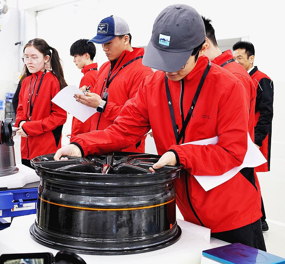 ホイールの重さを体感