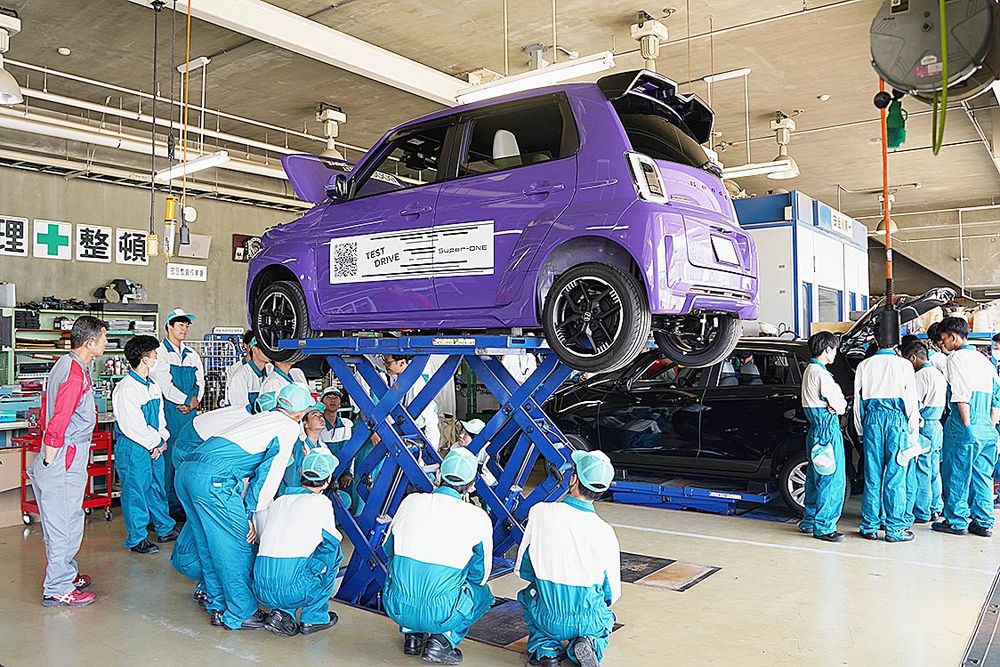 実車を用いての講習
