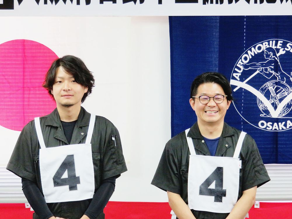 優勝した前田選手（右）と河嶋選手