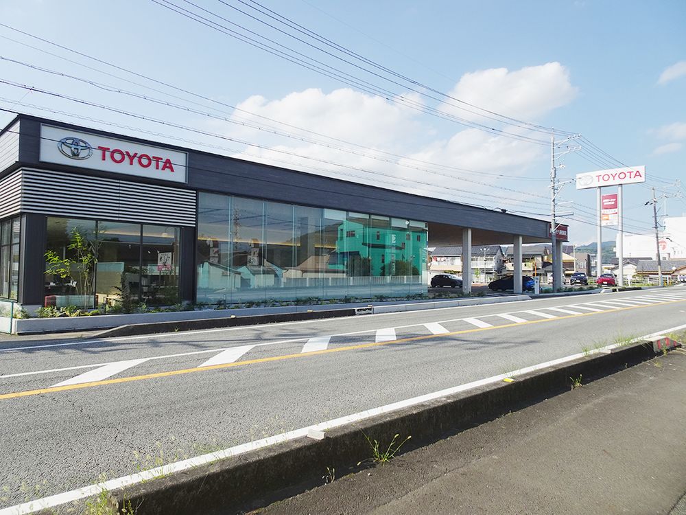 ２店舗を統合した静岡トヨタの藤枝東店
