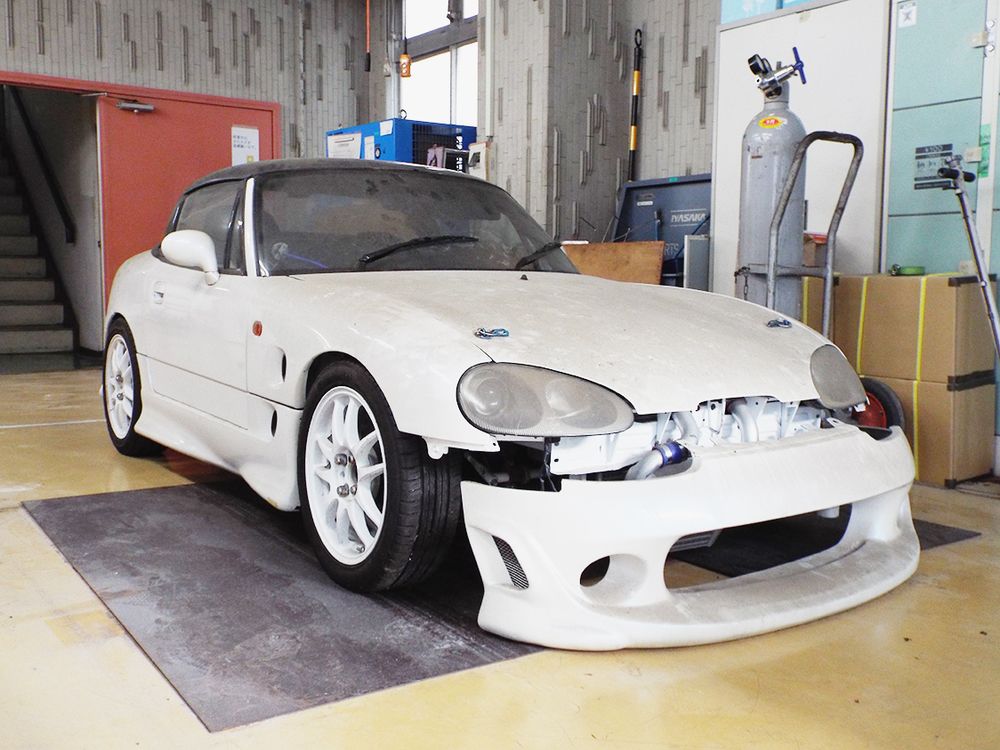 今年度より教材車として再導入する「カプチーノ」
