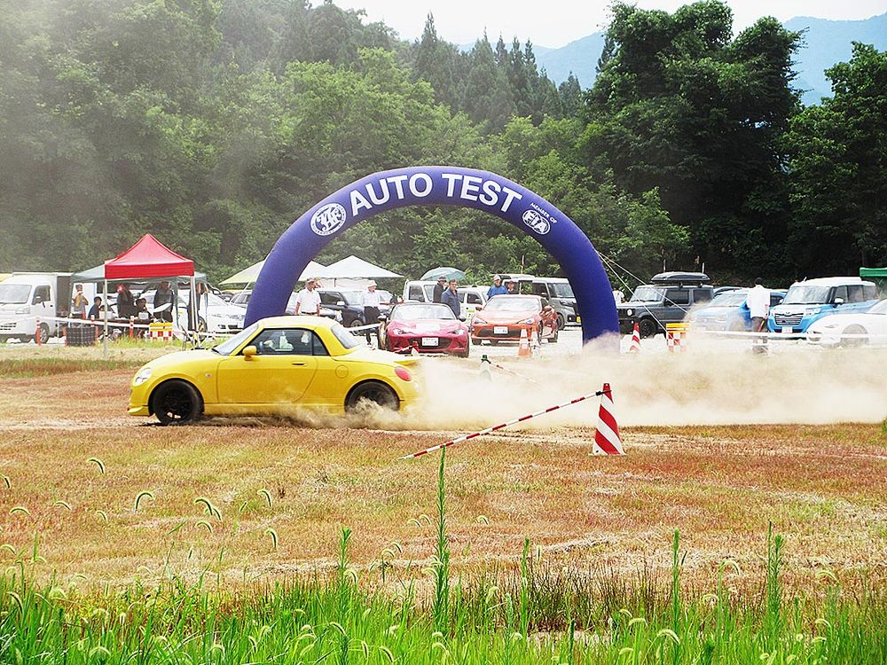 東北初のダートコースでのオートテスト
