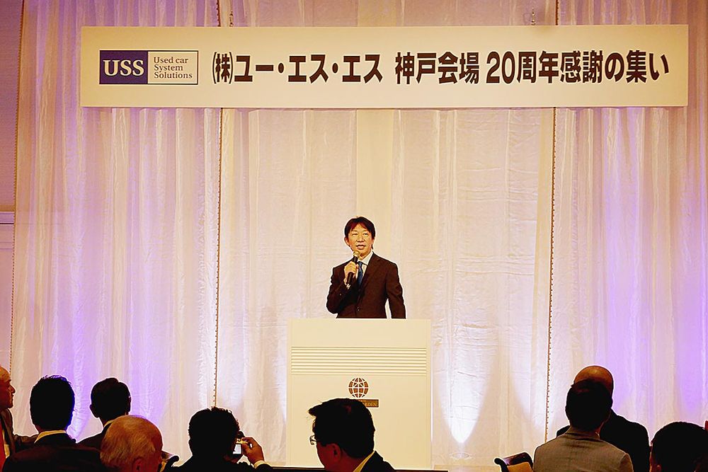 開場２０周年への感謝を語る瀬田大社長