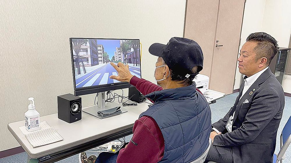 ドライビング・ヘルスを体験する参加者