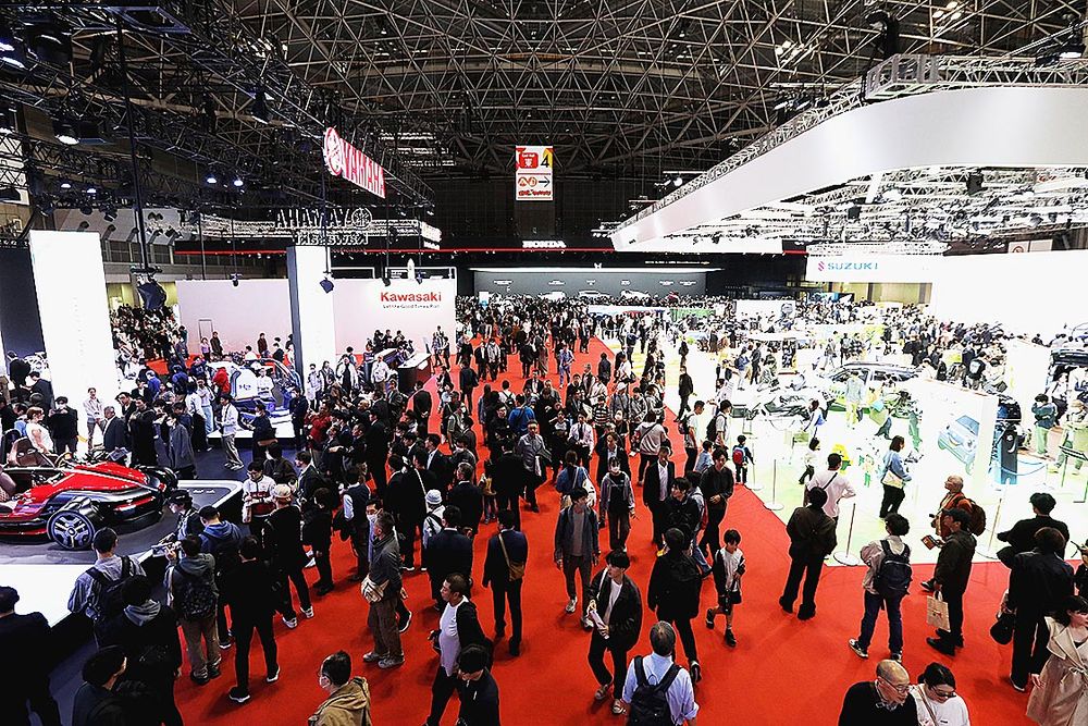 多くの来場者でにぎわったＪＭＳの東ホール