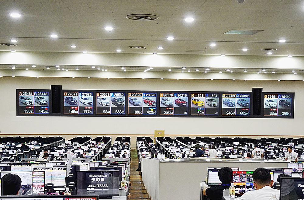 中古車事業者の仕入れ意欲は強い