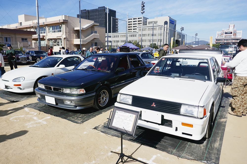 国産車の往年の名車たちも数多く展示されていた