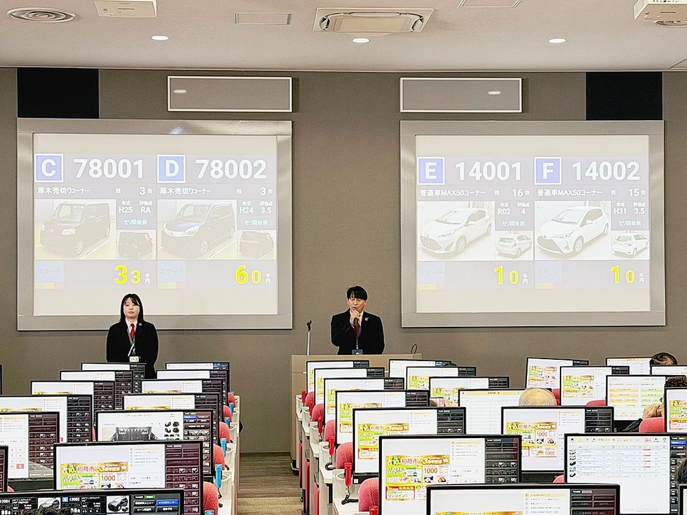 1月上旬に初荷を開いたTAAの横浜会場