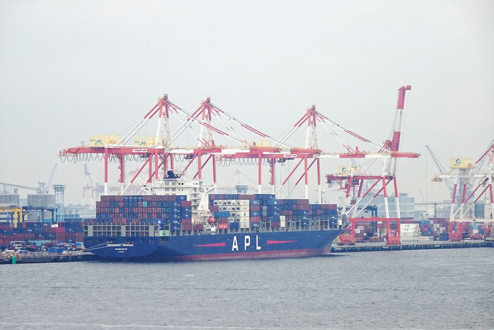 中古車EVの大半はコンテナで運ばれているもよう