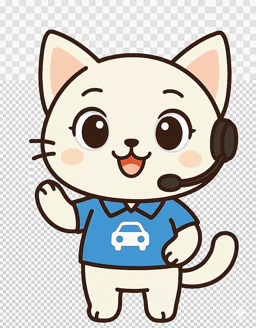 「社内問い合わせＡＩチャットボット」のキャラクター「ｍｏｂｉｃｈａ」
